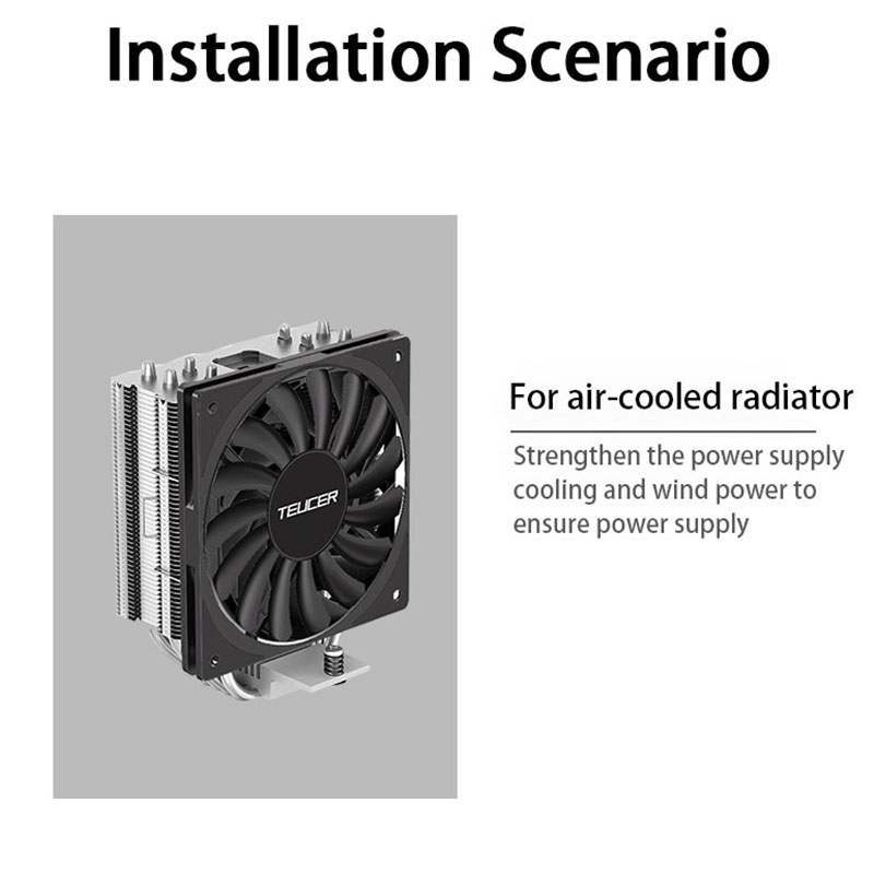 TEUCER TE-12012 Ultra-thin Coo - Gpu Cooler ulasan dan harga