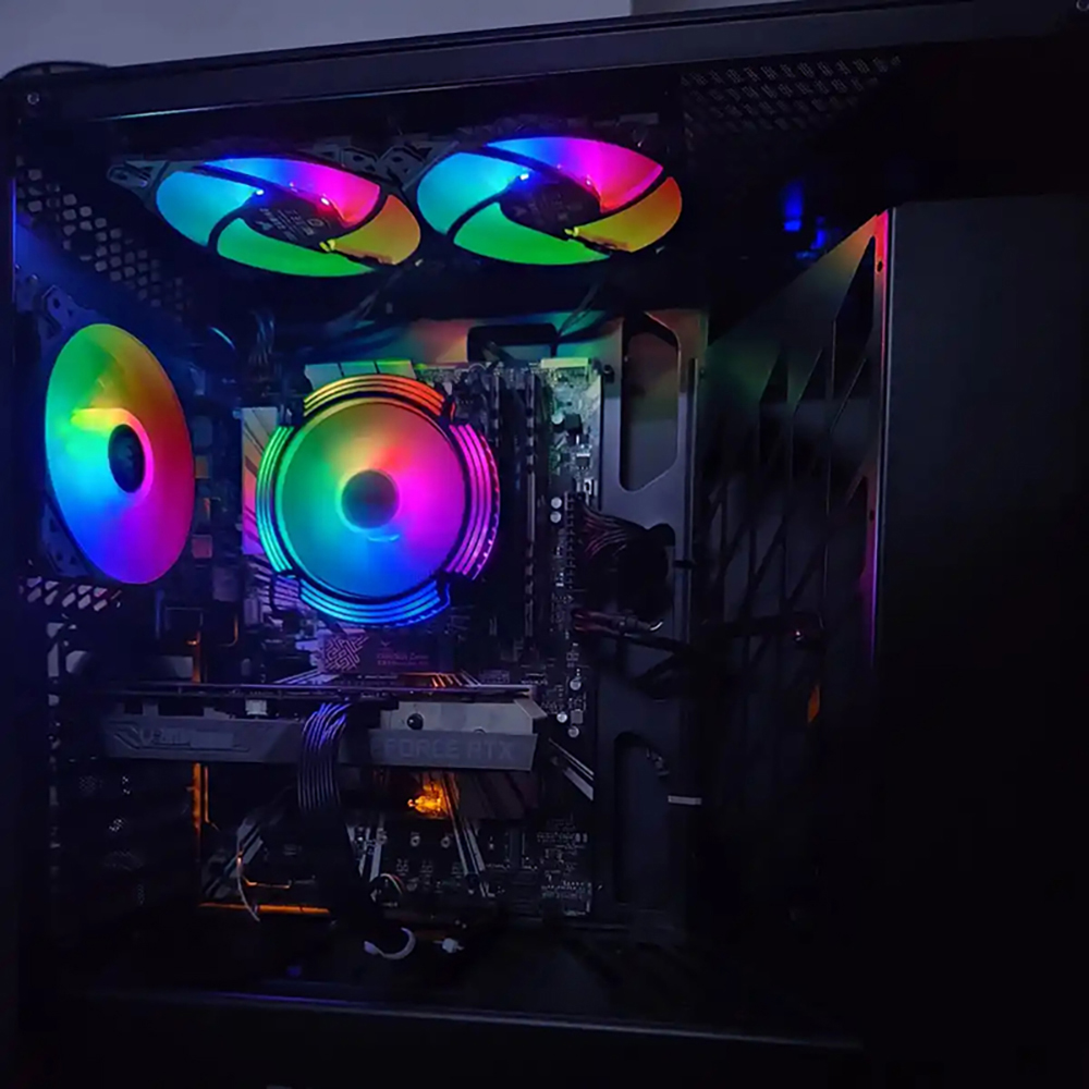 4 Heat Pipes RGB CPU Cooler 4P - Air Cooler Cpu ulasan dan harga
