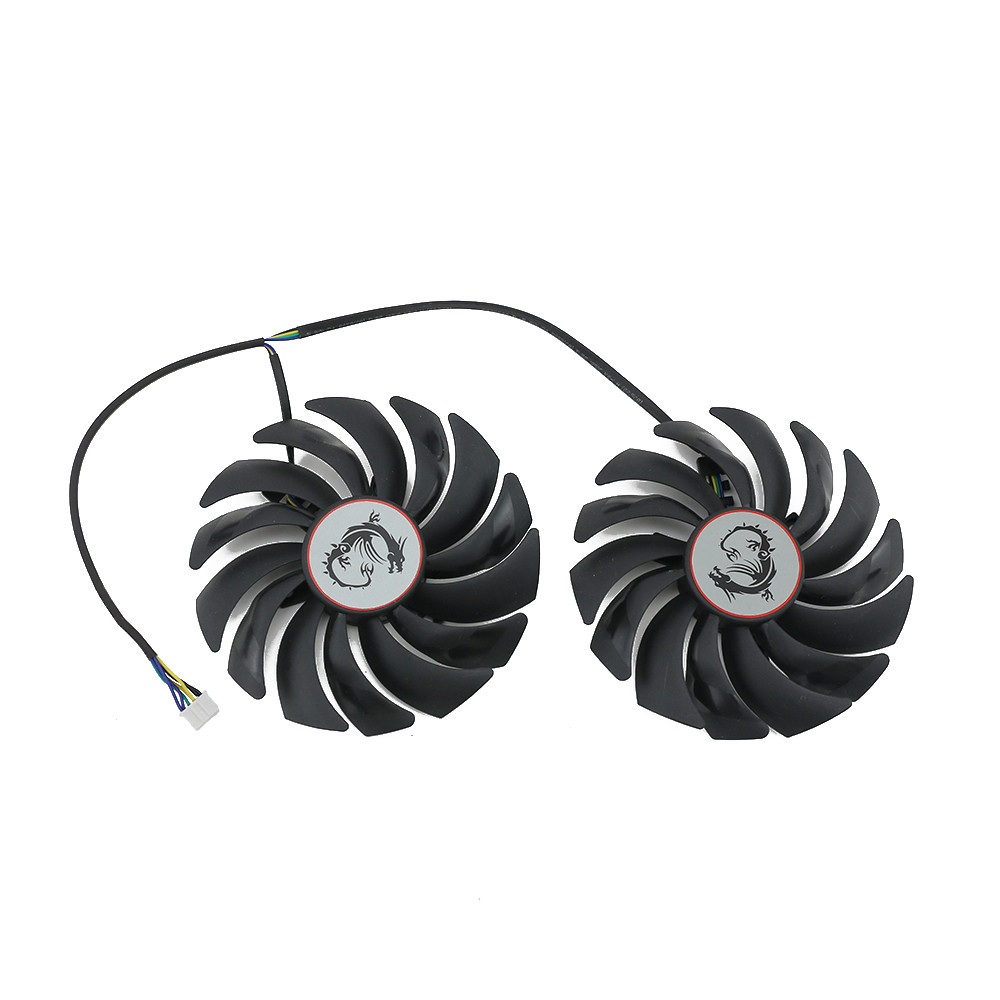2Pcs 95mm PLD10010S12HH Video  - Cpu Fan ulasan dan harga
