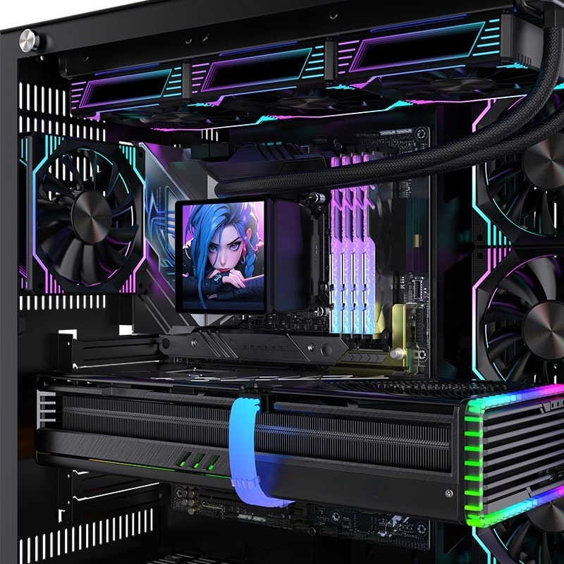 DIY Animated Screen Magnetic T - Aio Liquid Cooler ulasan dan harga