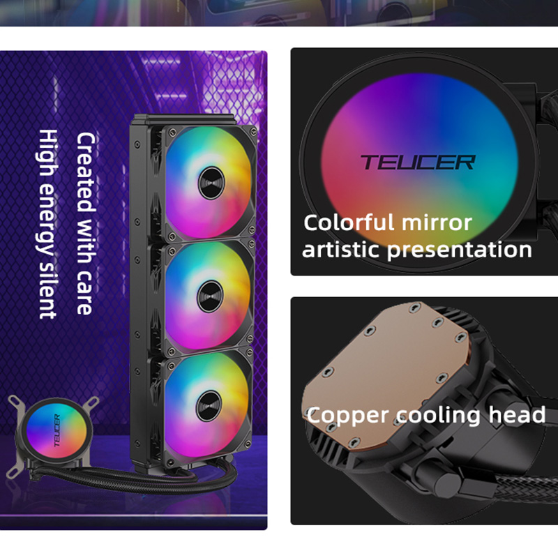 TEUCER AF-120 Water Cooler 12c - Aio Liquid Cooler ulasan dan harga