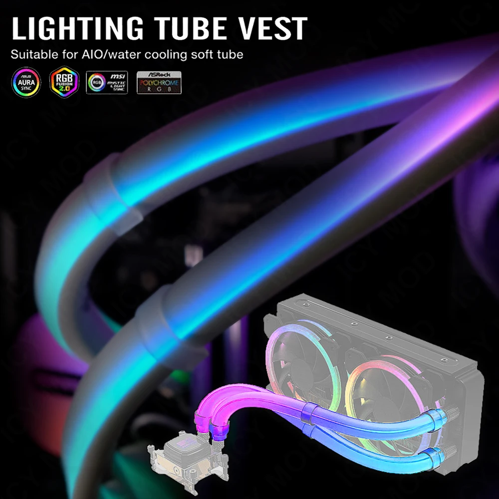 EZDIY ARGB Light Strip For12MM - Aio Liquid Cooler ulasan dan harga