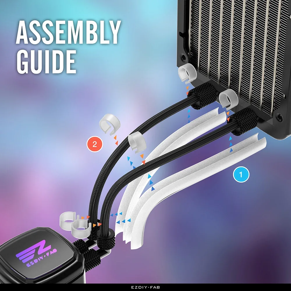 EZDIY ARGB Light Strip For12MM - Aio Liquid Cooler ulasan dan harga