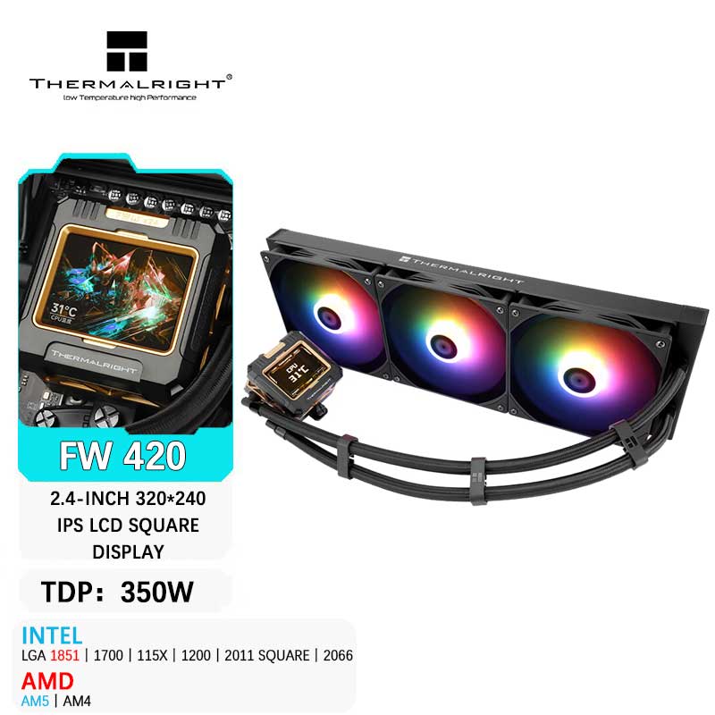 Thermalright FW 420 All-in-one - Aio Liquid Cooler ulasan dan harga